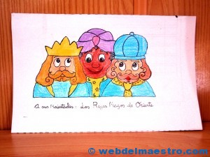 Carta a los Reyes Magos para niños de infantil (5 años)