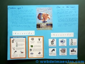 Trabajos de nuestro colegio sobre el uso racional del agua.