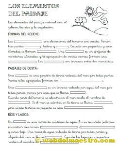 Relieve para primaria-actividades relieve para primaria: actividades
