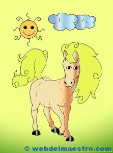 Caballos para colorear: Terminacion