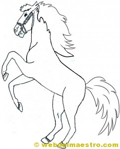 Caballos para colorear
