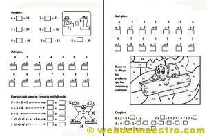 Multiplicaciones para niños