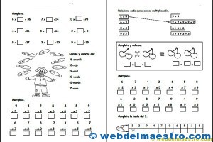 Multiplicaciones para niños