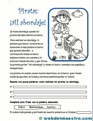 Ejercicios de comprensión lectora-1