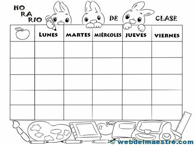 Horario escolar