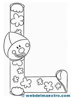 Letras-para-colorear-L