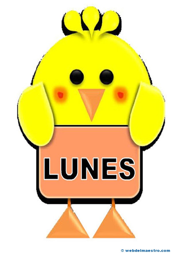 Días de la semana-lunes Días de la semana-lunes