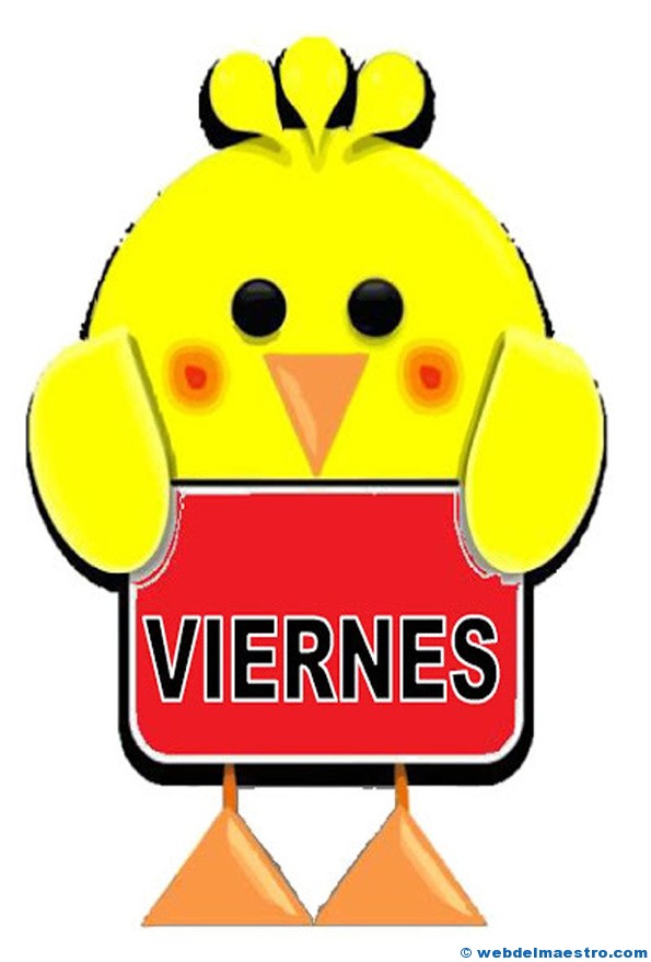 Días de la semana-viernes Días de la semana-viernes