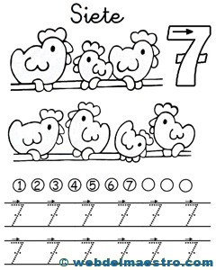 Fichas de números-7