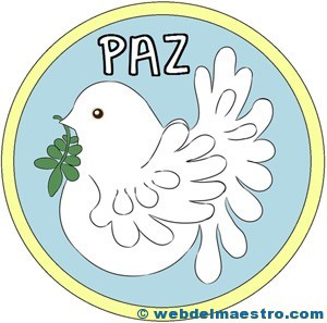 Paloma de la paz-color Paloma de la paz-color