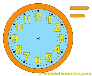 relojes para aprender la hora-6-color