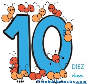 Fichas de números para niños-10