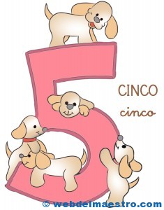 Fichas de números para niños-5