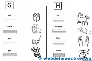 Letras G y H