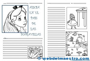 Alicia en el país de las maravillas-para redactar