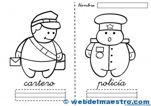 dibujos de profesiones para colorear-2