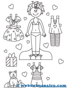 Muñecas recortables 6