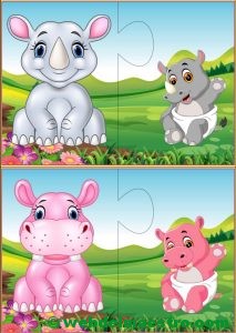 Puzzles infantiles para niños de 2 a 3 años-