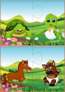 Puzzles infantiles para niños de 2 a 3 años-II