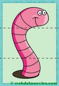 puzzle de gusano