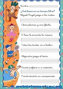 Fichas de lectoescritura 2 -