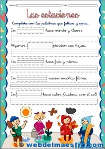 Fichas de lectoescritura