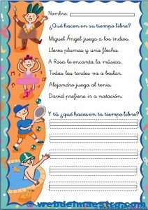 Fichas de lectoescritura 3