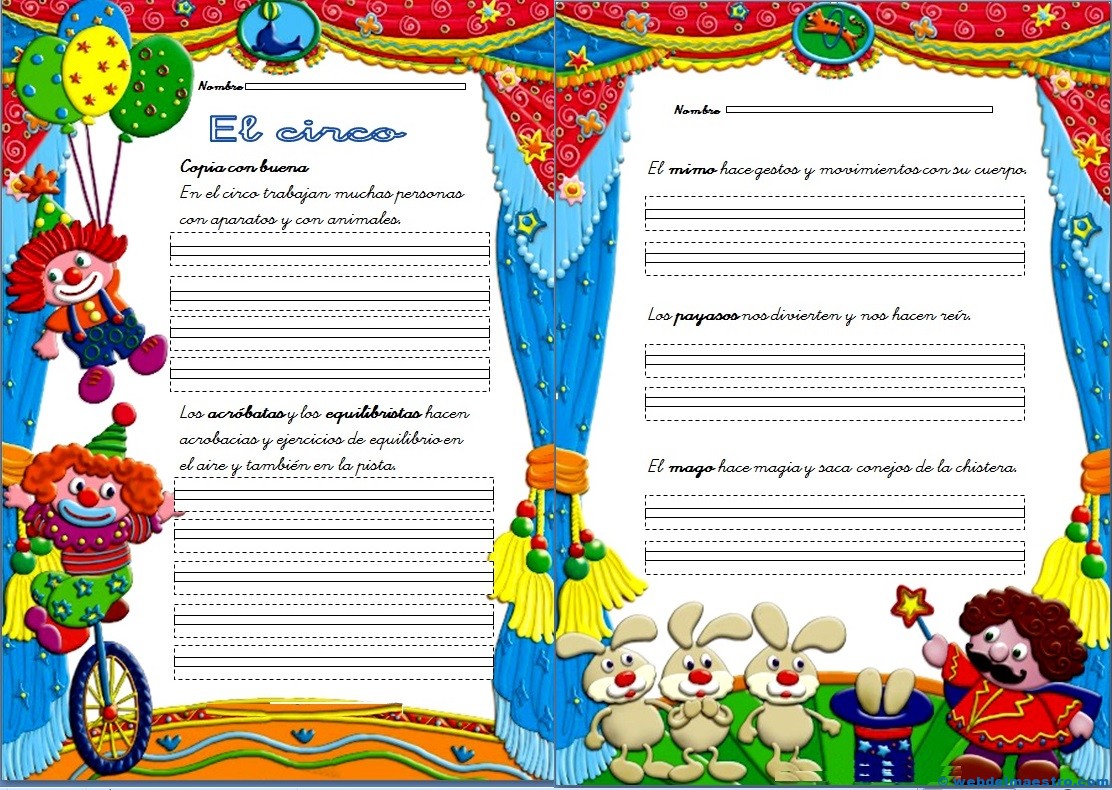 Fichas de lectoescritura (II)