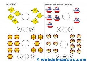 Fichas de matemáticas infantil-2