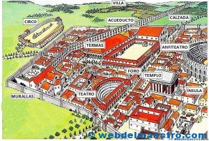 ciudad romana- elementos