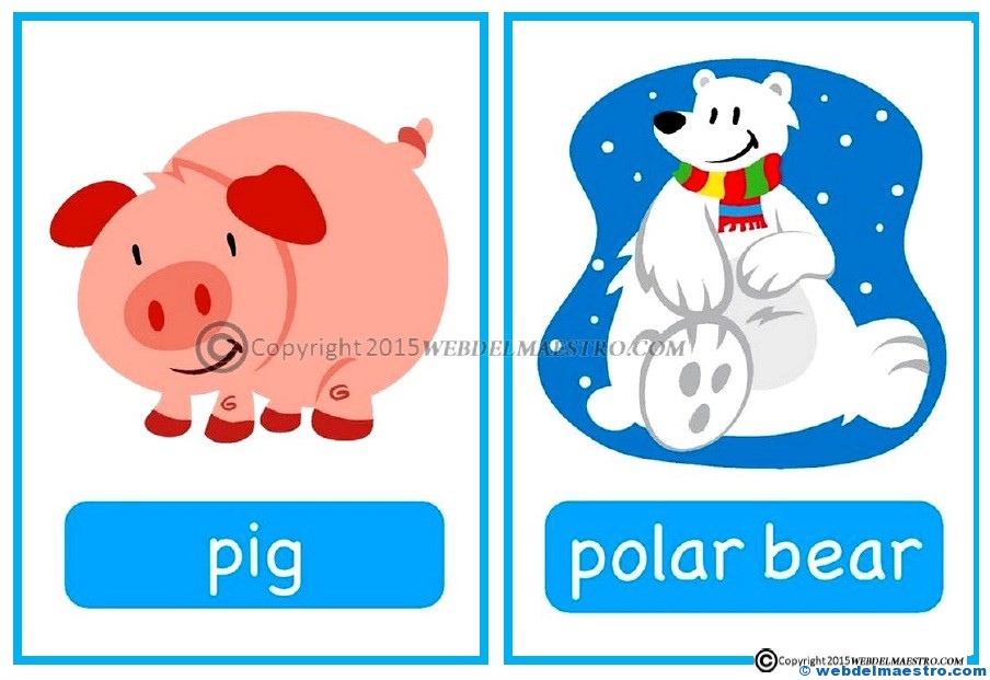 Animales en inglés