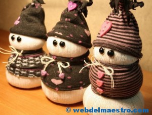 Manualidades de Navidad-Muñeco de nieve-3