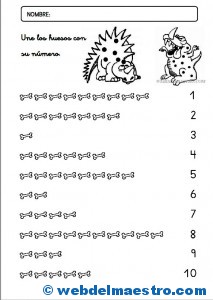 Actvidades-números del 1 al 10