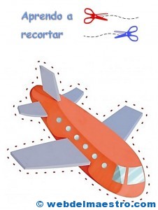 Avión para recortar