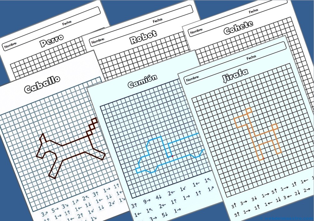 Dictados para desarrollar la lateralidad