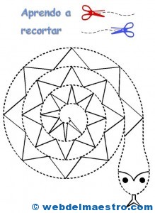 Serpiente para recortar