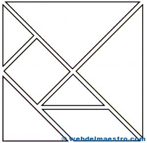 Piezas tangram para colorear-2