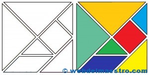 Qué es un tangram