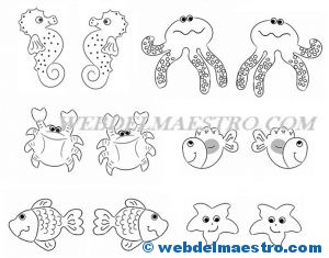 Manualidades-acuario de papel