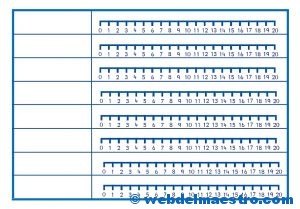 Recta numérica-generador de operaciones