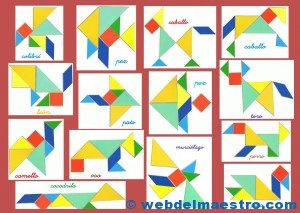 Tangram-Figuras para imprimir online