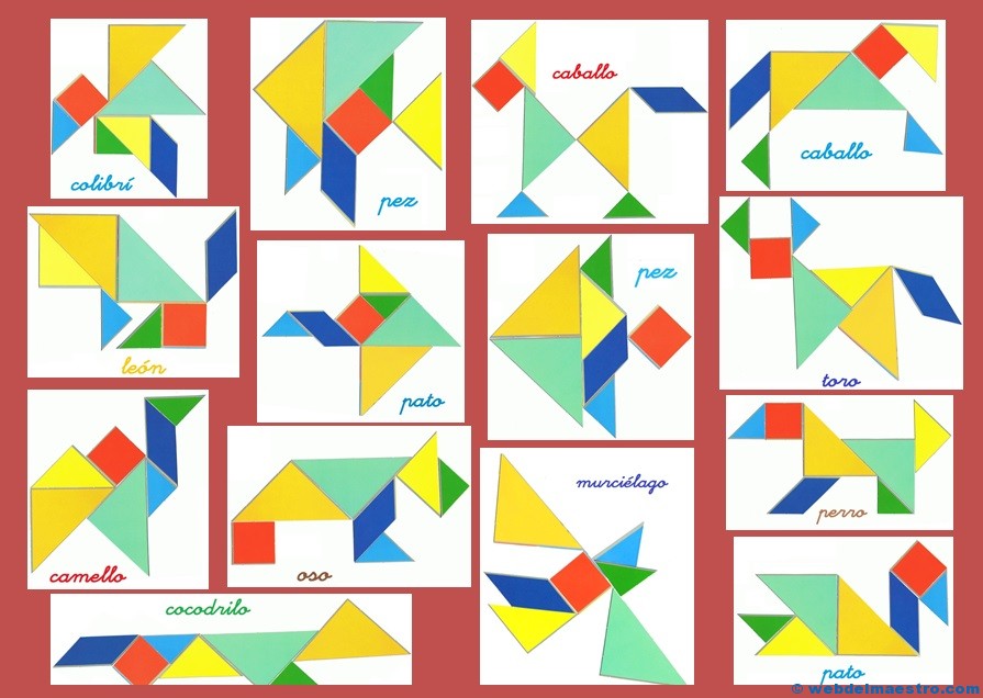 Tangram | Figuras para imprimir online