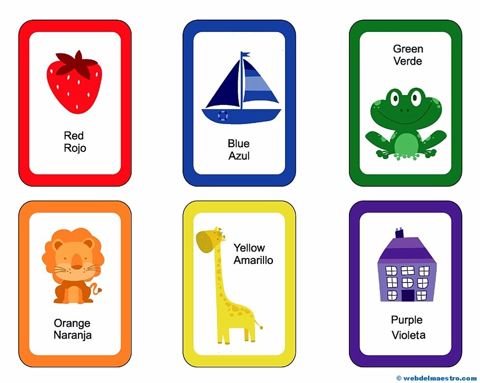 Colores ingles y español-1