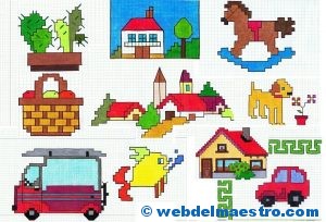 Dibujos en cuadrícula-II