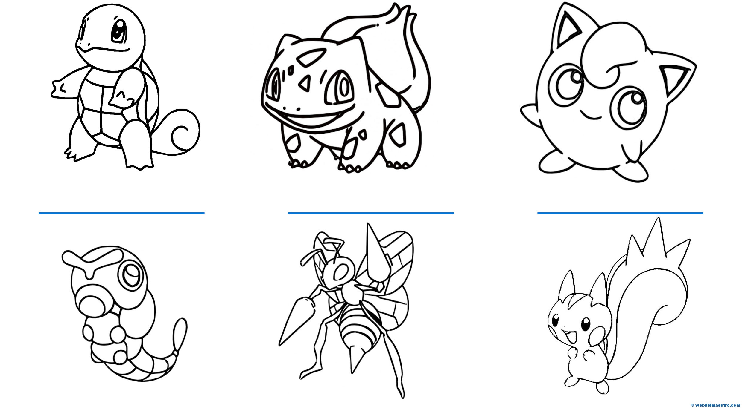 Pokemon Go – Busca y colorea los Pokemons!