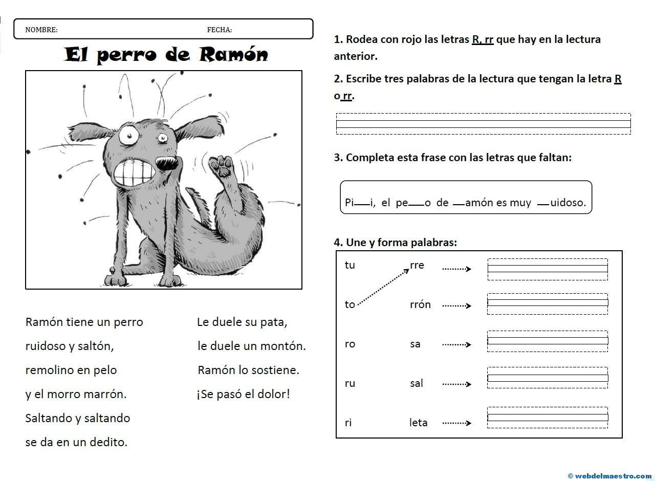 Lectura | La letra R rr
