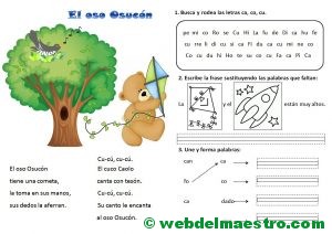 Lectura-Aprender a leer paso a paso-Letras ca-co.cu