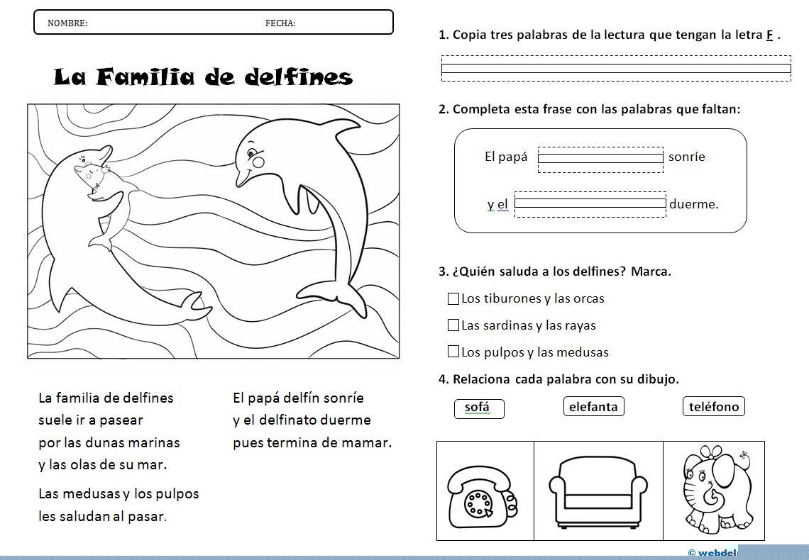 Lectura | la letra F