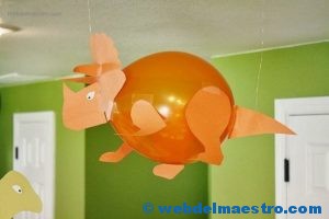 Manualidades faciles- Dinosaurio 1