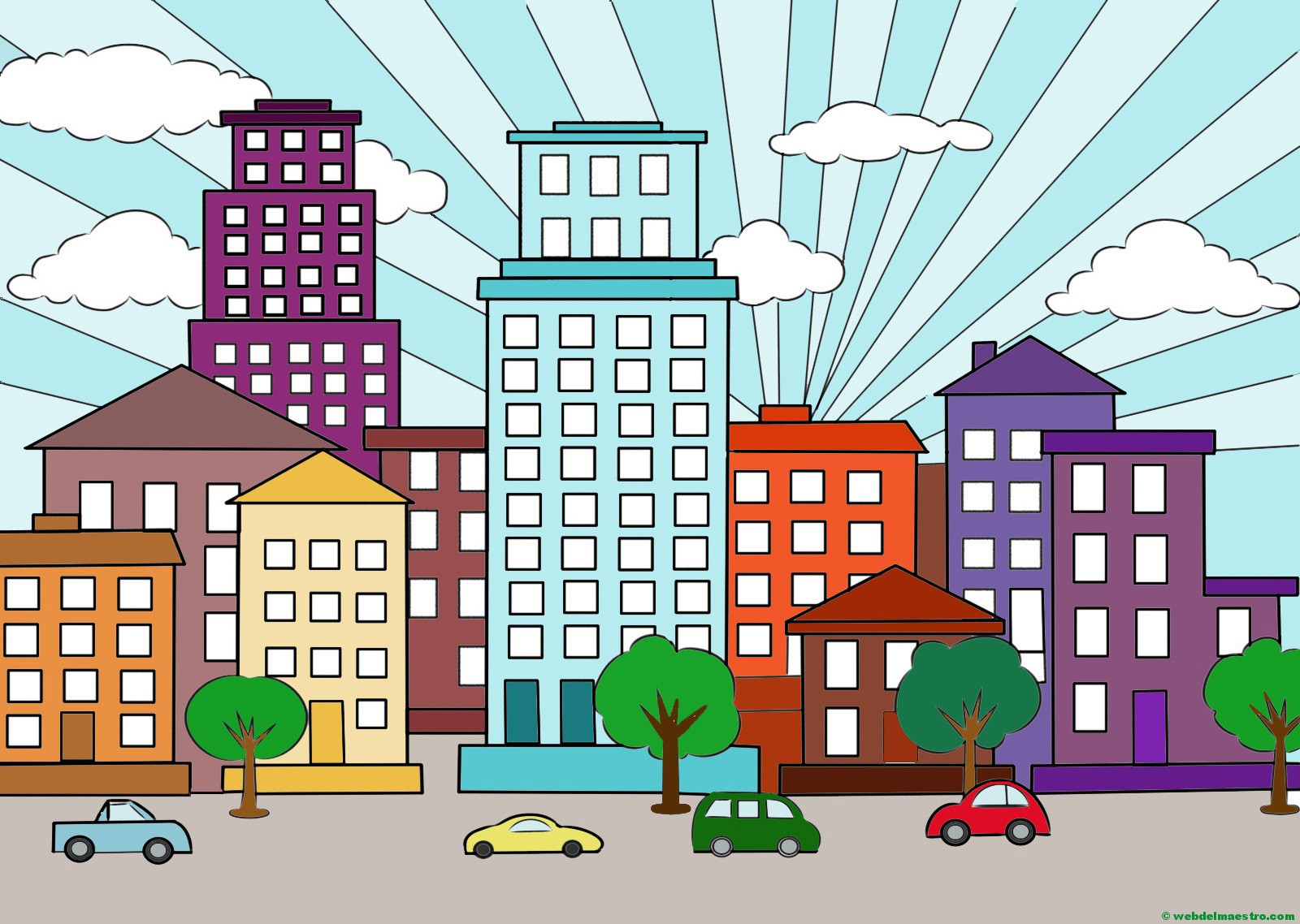 Cómo dibujar ciudades